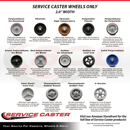 Service Caster SCC -3.25" Semi Steel Cast Iron Wheel Only w/Ball Bearing-1/2" Bore-700 lbs Cpty SCC-SSB3420